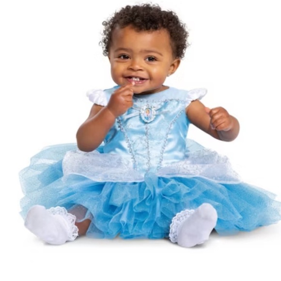 Baby Disney Princess Cinderella Halloween Costume Tutu Dress Size 12-18 mo NWT - Picture 1 of 7